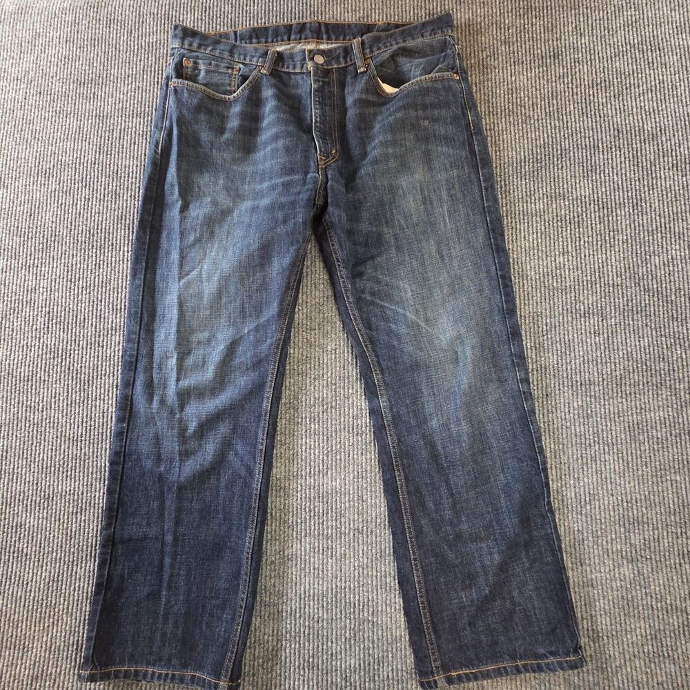 Levis 559 Relaxed Straight Jeans Mens 38x30 Blue Denim Medium Wash Pants